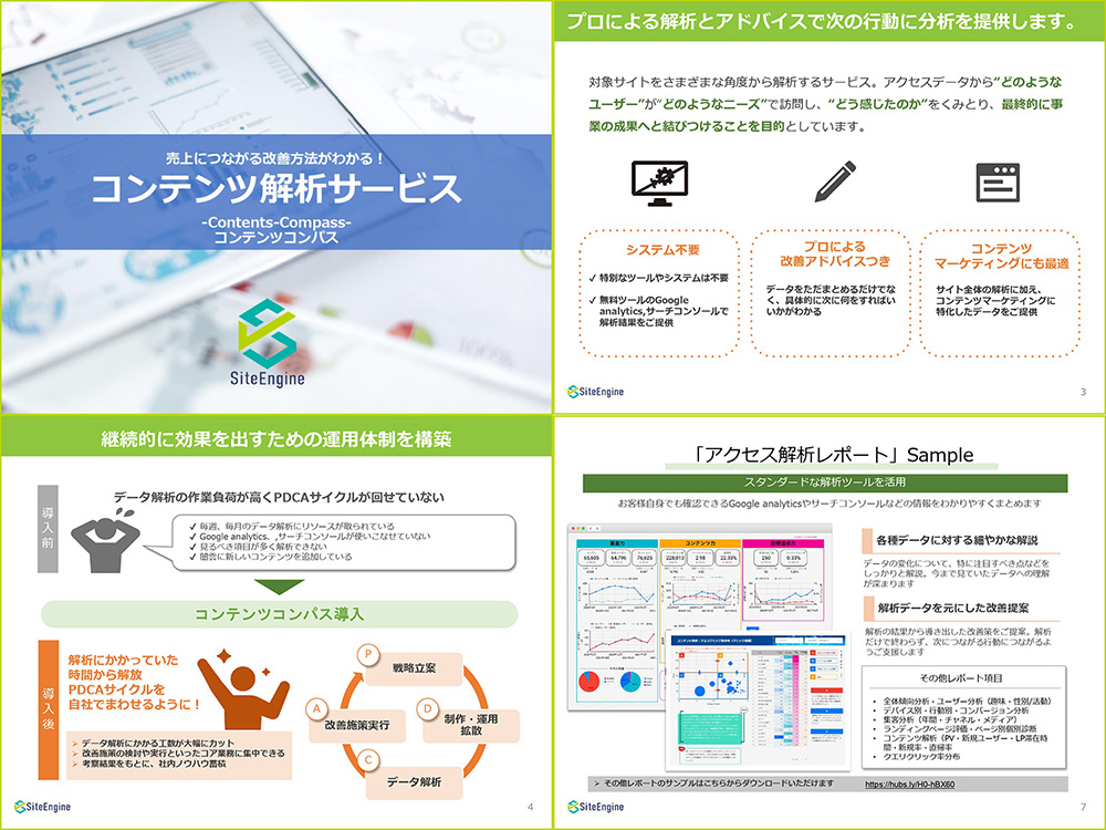 コンテンツ解析【コンテンツコンパス】サービス資料