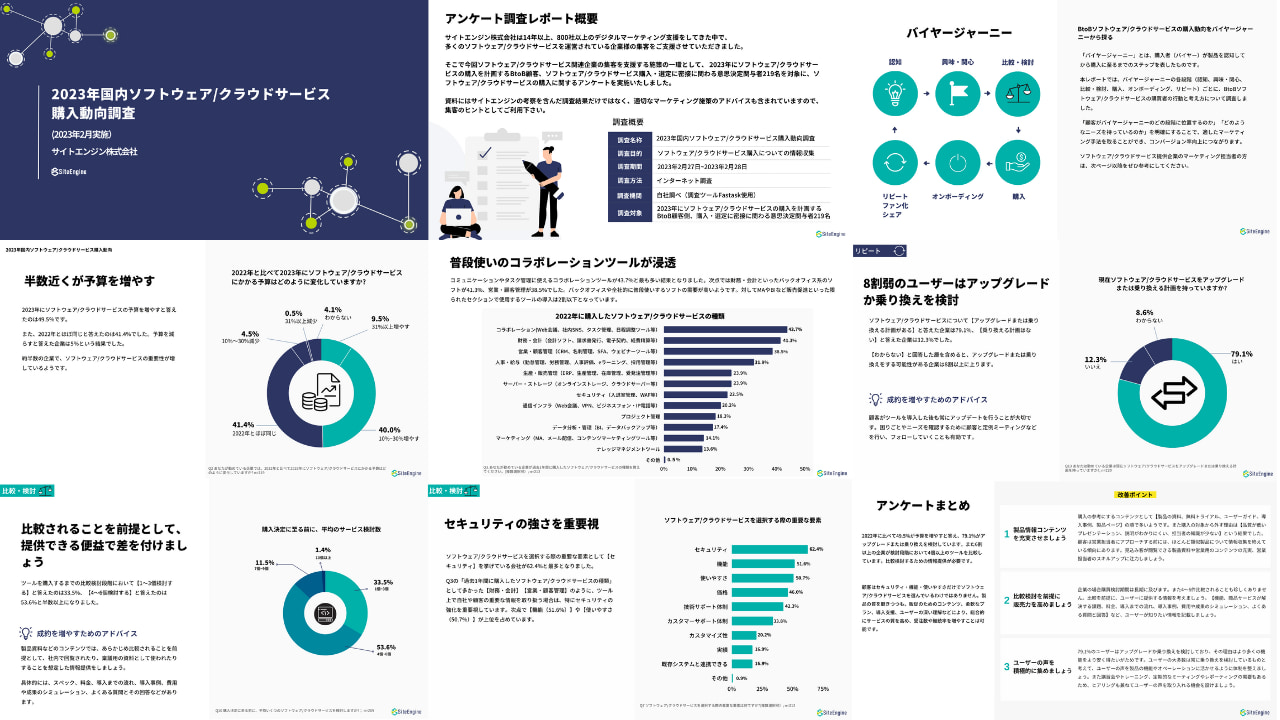 2023年国内ソフトウェアクラウドサービス購入動向調査